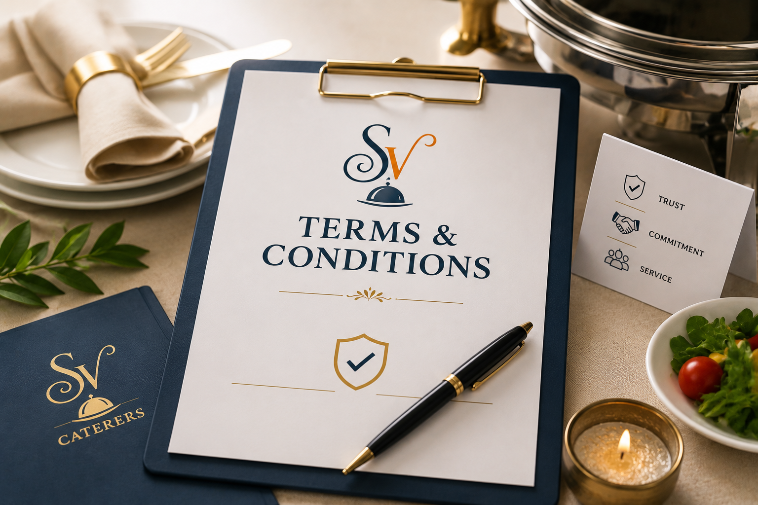 SV Caterers Terms and Conditions